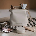 Best Cute Small Away Weekender Leather Cosmetic Organizer Bag for Purse Handbag With Compartments