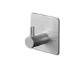 Matt Black Robe Hook Towel Hanger Strong Metal Holder with Self-Adhesive Tape No Drilling Required for Bathroom and Wardrobe
