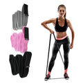North Europe style Custom Logo Exercise Leg Polyester Long Loop Latex Resistance Long Hip Band