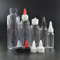 Professional Lubricating Oil Bottle 50ml 60ml 80ml 100ml 120ml 200ml 250ml PET Custom Color Screen Printing Liquid Squeeze