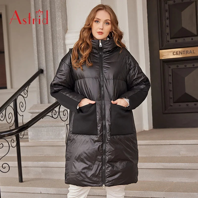 Wholesale Spring Coat Long Pocket With Hooded Autumn Thin Coat Office Fashion Outwear Casual Winter Clothes for Women