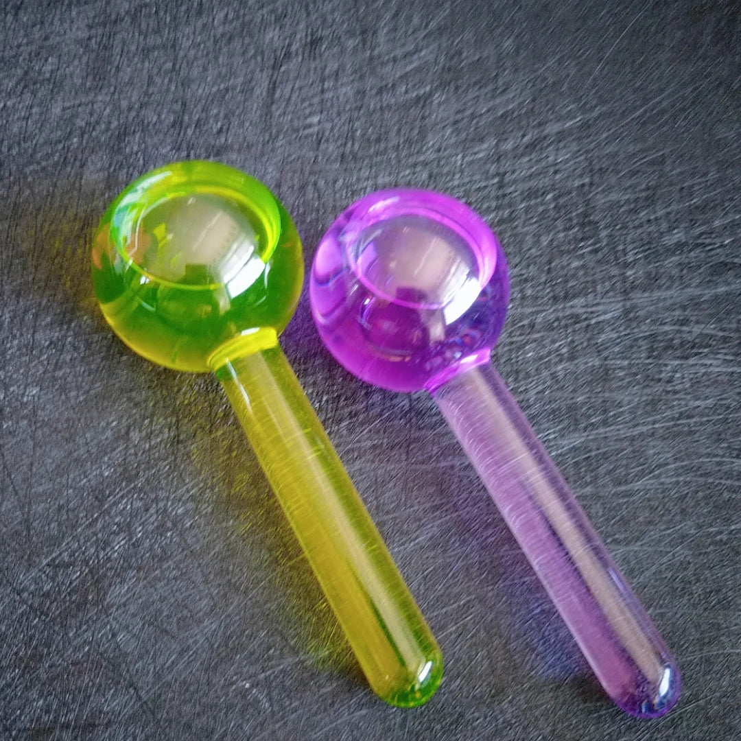 HY Reusable Skin Care Roller Facial Beauty Massager Ball Colorful Liquid Beads Hot Cold Therapy Cooling Cooling Ice Globes