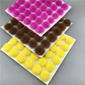 4CM Mink Fur Ball for DIY Earrings Headdress Mink Fur Hanging Accessories Real Mink Fur Pom Poms for DIY Accessories