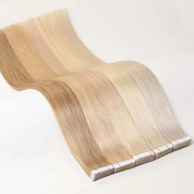 Wholesale Straight Human Cuticle Aligned Virgin Hair Tape in Hair Extensions Remy Hair Vendors