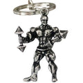 Sports Weightlifting Fitness Metal Key Chains for Men Fashion Bag Pendant Accessories Car Gym KeyRing KeyChain Gym Gift Jewelry
