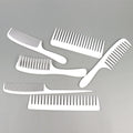 2022 New Trend Hair Cutting Comb Set White Anti Static Hairbrush Custom Logo Barber Comb Usage for Women Kids Men