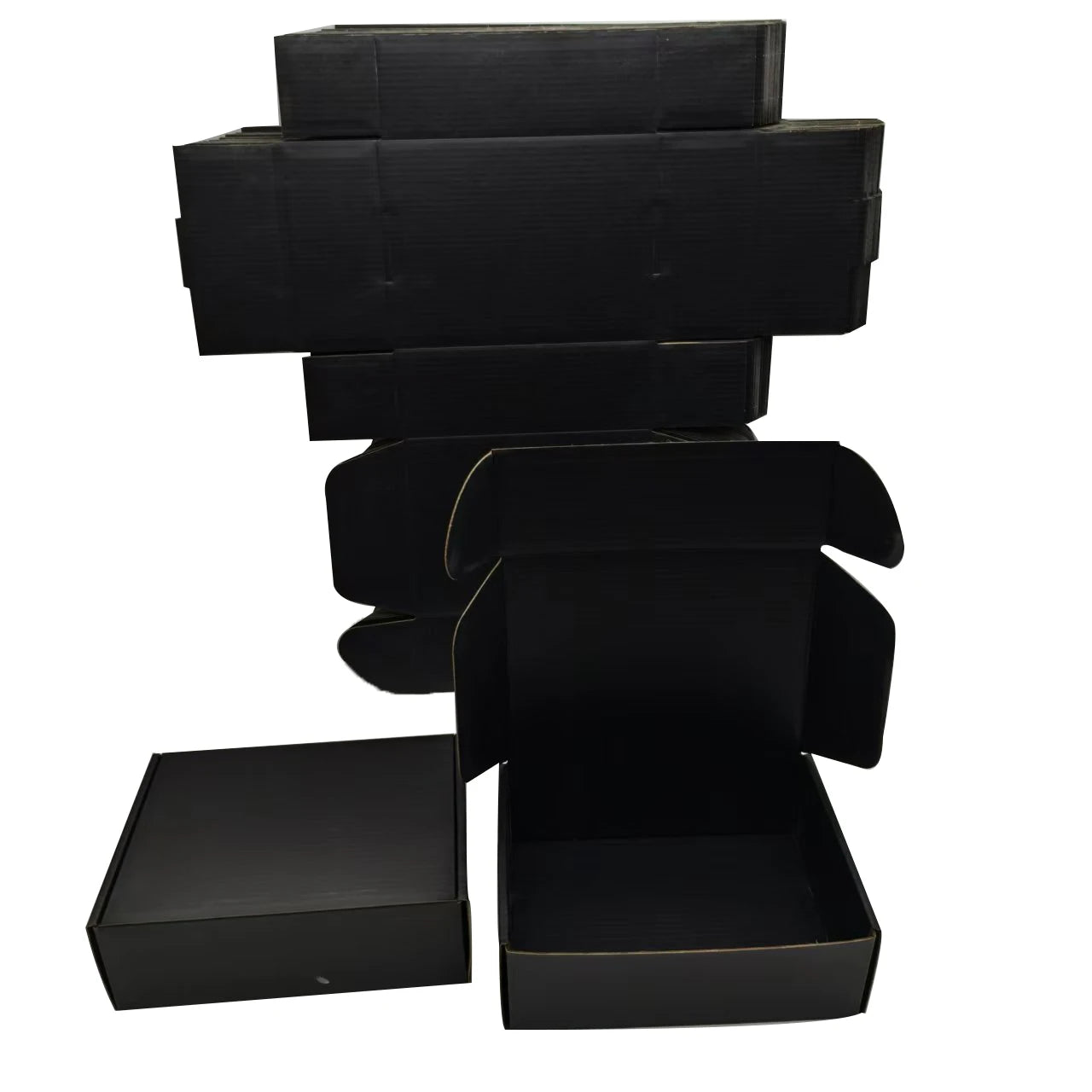 Hot Sales Factory Wholesale Black Packing Corrugated Box Mailer Box Box Packaging