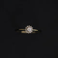 Luxury Big Stone Gold Plated Wedding Rings for Women S925 Silver Jewelry Ring