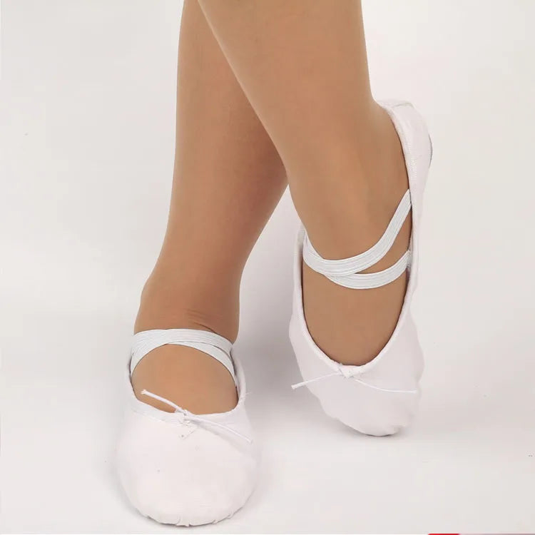 Soft Canvas Ballet Slippers for Kids & Adults Professional Dance Shoes for Ballet Training & Performance