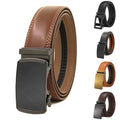 LQbelt Genuine Leather Ratchet Belt for Men Belt Leather Cowhide Micro Adjustable Belt Market Wholesale Stock Factory