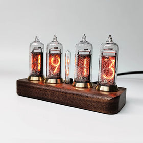Nixie Tube Clock Wood RGB Digital Clock With Beauti Ful Package and Quick Delivery to Decorate Your Desk and Bedroom