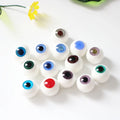 Factory Direct Sell 16mm 25mm Handmade Custom Lampwork Murano Colored Glass Eyes Round Glass Marble Ball