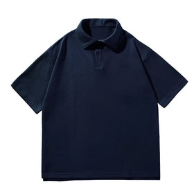2026 Hot Sale Unisex Polo Shirt Custom Oversized Print Logo XL Size Short Sleeve Style 290 Grams Wholesale Short Unisex Polo Shirt