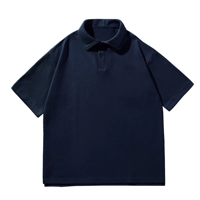 2026 Hot Sale Unisex Polo Shirt Custom Oversized Print Logo XL Size Short Sleeve Style 290 Grams Wholesale Short Unisex Polo Shirt