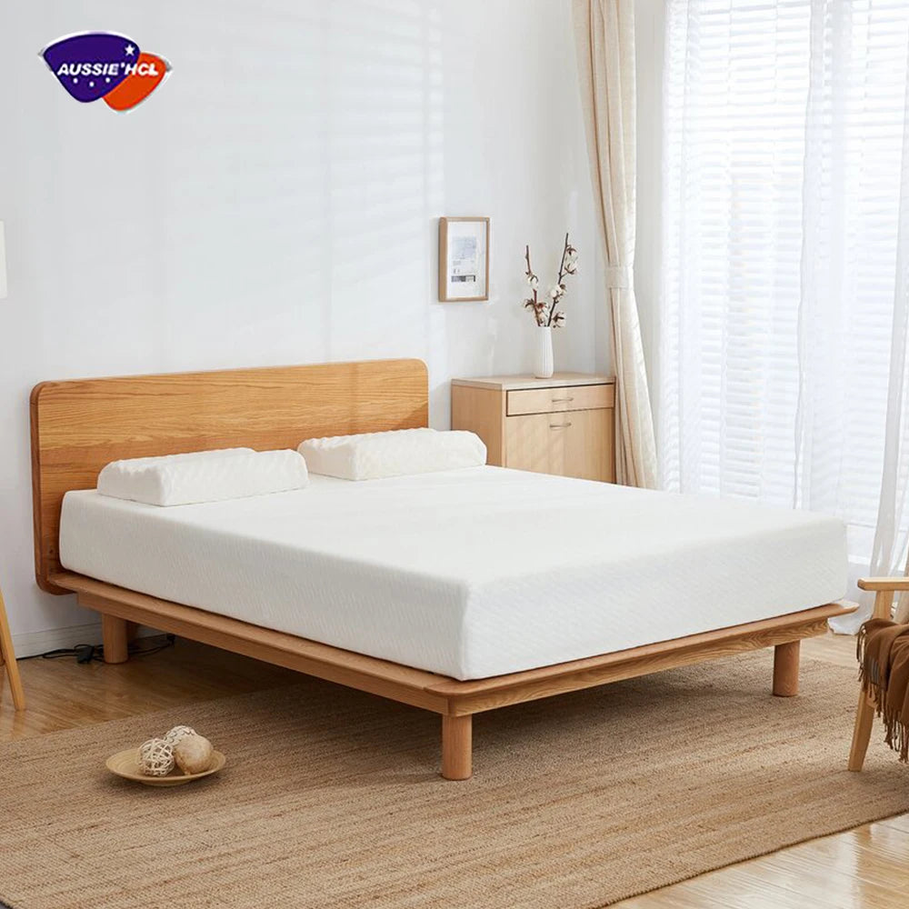 Customized King Queen Double Size Mattress Roll up Compresses Hotel Natural Latex Double-layer High-quality Memory Foam Mattress