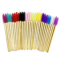 2025 Newest Spoolie Disposable Lash Wand White Mini Holder Pink Eyelash Makeup Cheap Bamboo Mascara Brush