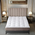 Wholesale Luxury Anti-Dust Microfiber Hotel Bed Foam Mattress Topper Custom Hot Selling Luxury Memory Mattress Cover Printed