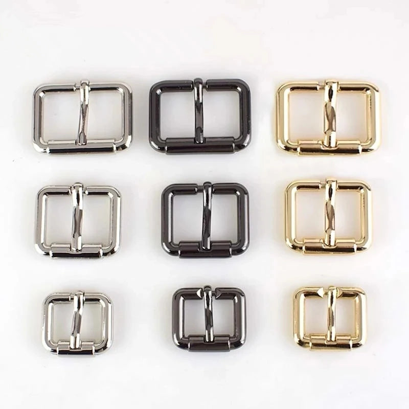 Meetee F3-22 10-38mm Luggage DIY Hardware Accessories Bag Strap Leather Backpack Belt Roller Pin Buckle Alloy Adjustable Buckle