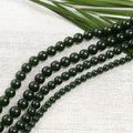 Wholesale DIY Round Green Jade Taiwan Beads Size 4/6/8/10/12/14mm Length Approx 38-40cm 1693668