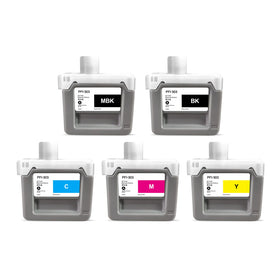 AOMYA PFI-303 Compatible Wide Format 330ml Pigment for Cartridge with Chip Full for IPF 810/810pro/820/820pro Printers