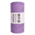 150g 150m Soft Cotton Tube Yarn Cotton Crochet Knitting Yarn Core-filled Cotton Crochet Yarn for Knitting