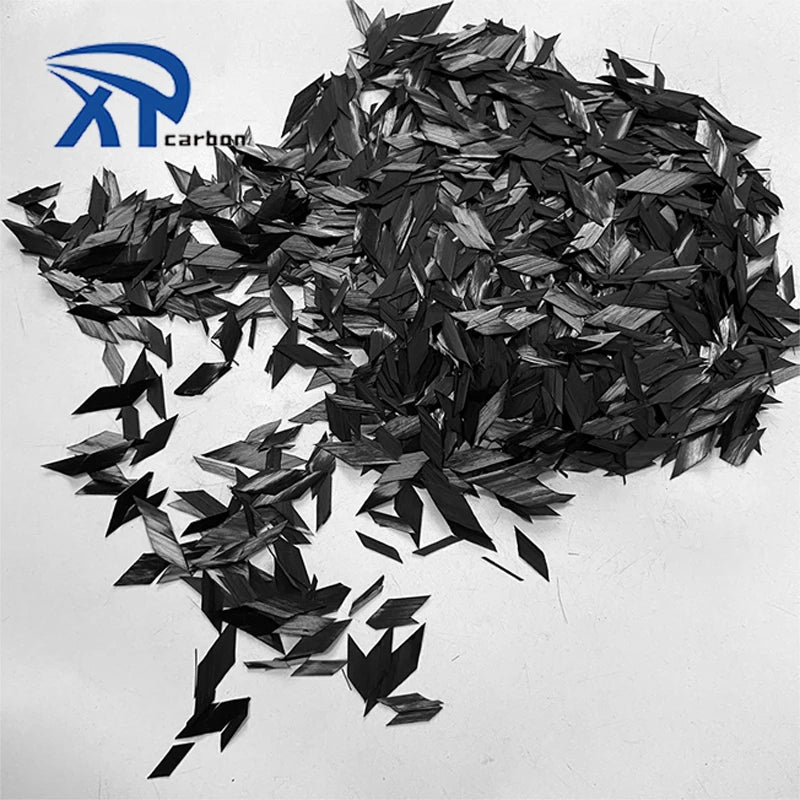 Hot Selling Product Diamond 15mm Chopped Carbon Fiber Material Quadrilateral Carbon Fiber Chopped Strands