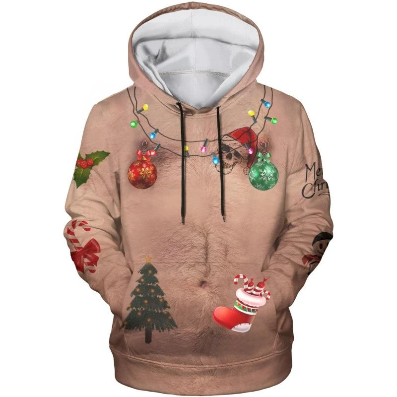 Fitspi Wholesale Custom Mens 3d Printed Hoodies Pullover Unisex Sweatshirt for Men Women