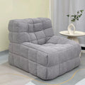 Minisit Modern French Single Tufted Velvet Bed Sectional Sofa Compression Living Room Furniture Washable Affordable Box Sofa