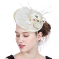Hot Sale Various Colors Fascinators Hats Fashion Sinamay Church Hat Wedding Hair Accessories Sun Hat for Women Ladies