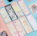 Laser Goo Card Stickers Pvc Waterproof Small Stickers Korean Diy Stationery Stickers