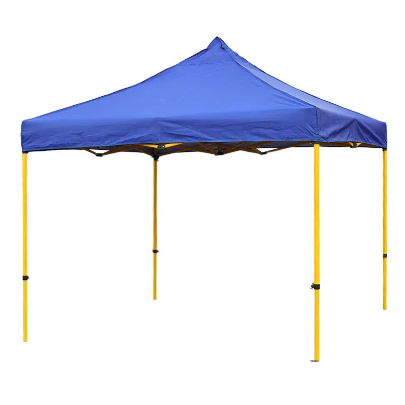 Outdoor Steel Frame Four-Corner Folding Sunshade Six-Edge Anti-Water Commercial Exhibition Tent Stall for Advertising