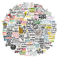 100pcs Inspirational Stickers for Adults Teens Vinyl Waterproof Stickers