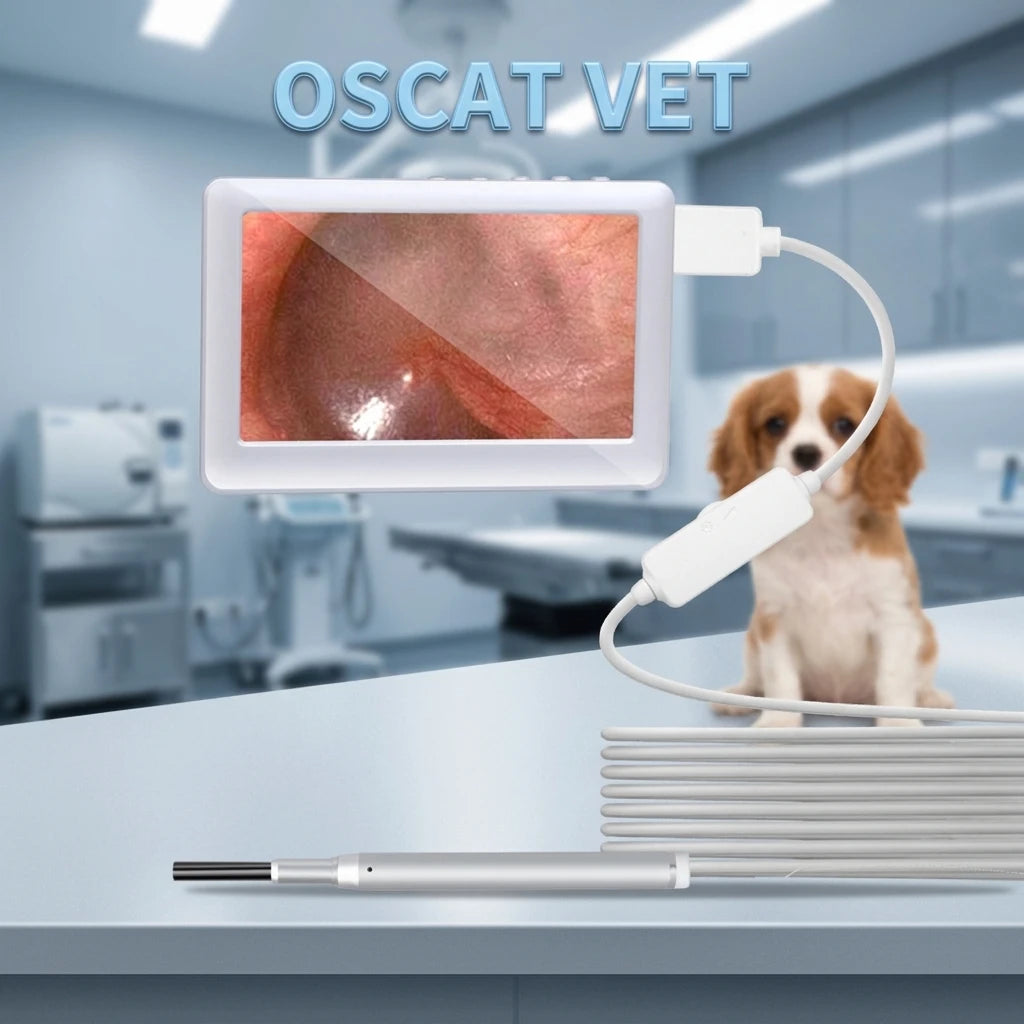 OSCAT Veterinary Equipment C20 HD1080P Ear Wax Remover Otoscope Endoscope Camera Otoscopic Digital Ear Monitor Earpick Tool MegaBDM