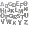 Wholesale DIY Bag Accessory Stick on Self Adhesive Clear Beaded Crystal Rhinestone Capital Letter Alphabet A-Z Applique Patches