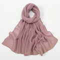 Soft Chiffon Hijab Muslim Scarf Custom Logo - Modal Jersey Hijab for Women with Sequins OEM Manufacturer Low MOQ