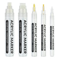 Hot New Straight Liquid Acrylic Marker Pen Sets Permanent Ink for Graffiti Brush Painting Water Brush Pen Paint for Paper