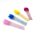 Eyelash Extension Supplies Private Label Disposable Eyelash Brush Multi Color/Shape Eyebrow Comb Mascara Wand for Lashes