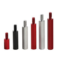 Custom Metric M2 M2.5 M3 M4 M5Hex Male to Female Aluminum Standoff Spacer Black Oxide Anodized Color Screws