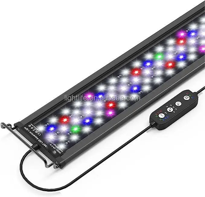 12-55 Inch Smart 24/7 Mode Aluminum Multicolor Full Spectrum Aquarium Light Bar Led Light With Timer for Fish Tank Aquatic Plant