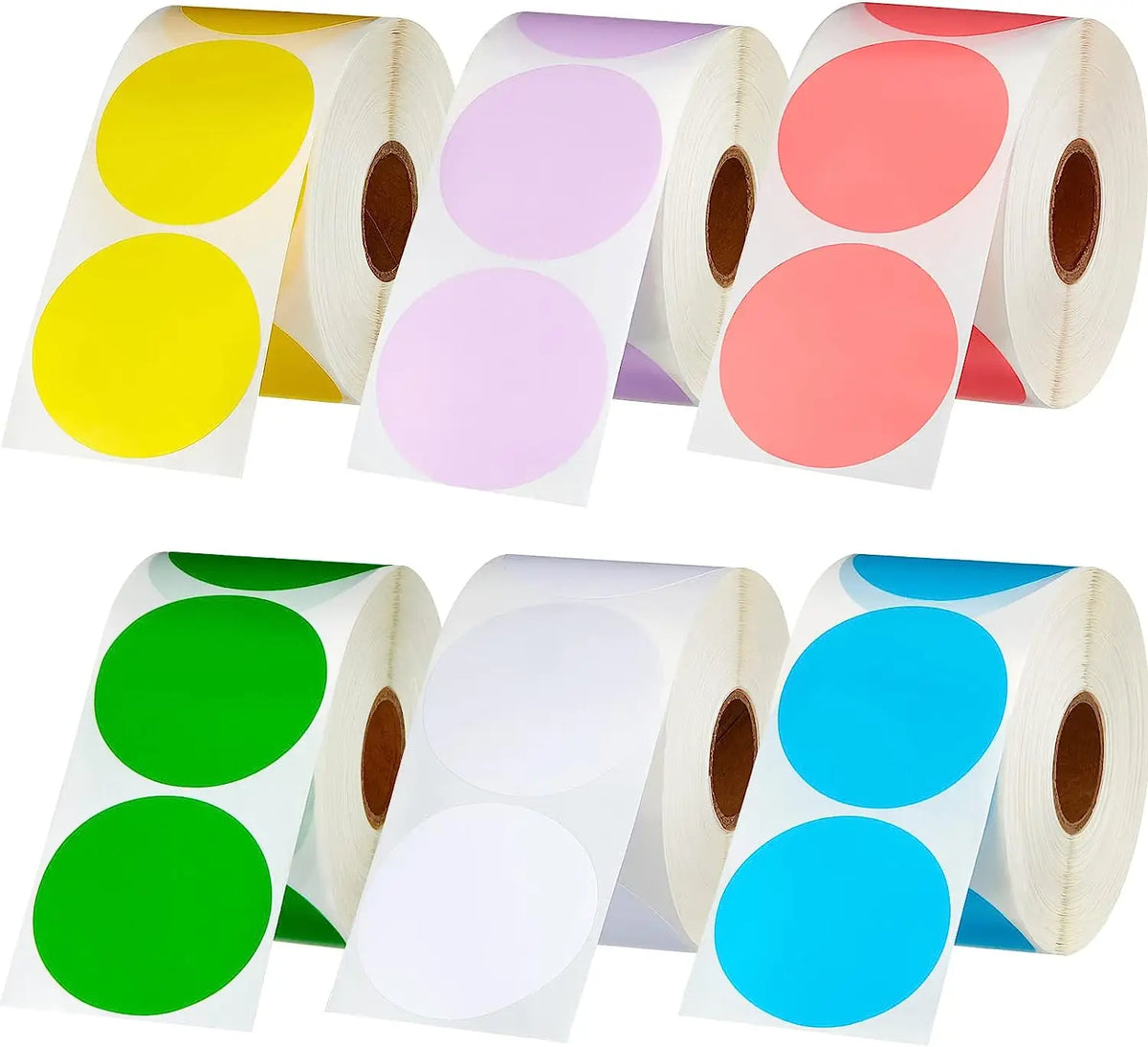 Marklife Custom Round Paper Logo Printing Label Sticker Roll Colored Seal Sticker for Sandwich Sugar Candy Pizza
