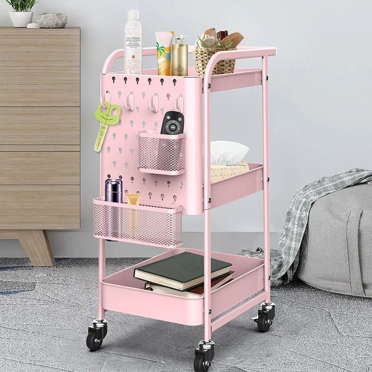 Wallybeauty Luxury Beauty SPA Furniture 3-tier Gold Stainless Steel Trolley