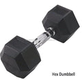 YG-GA010 Cast Iron & Steel Rubber Hex Dumbbell for Arms Exercise CE Certified 10-30kg