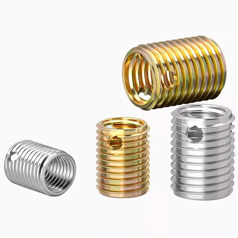 Stainless Steel and Zinc Steel 307/308 Self-Tapping Thread Insert with M4M6M8 M10 Cutting Holes for Metal 3-Hole Fasteners