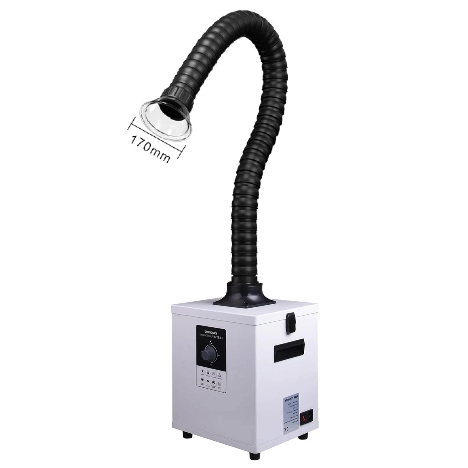 FES150 Laser Purifier New Nail Dust Collector Welding Fume Extractor Soldering Smoke Absorber Air Cleaning Equipment HEPA Filter