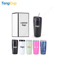 TY Rts BPA Free Insulated Stainless Steel Travel Mug Coffee Tumbler 20oz Party Use Temperature Display Eco-Friendly