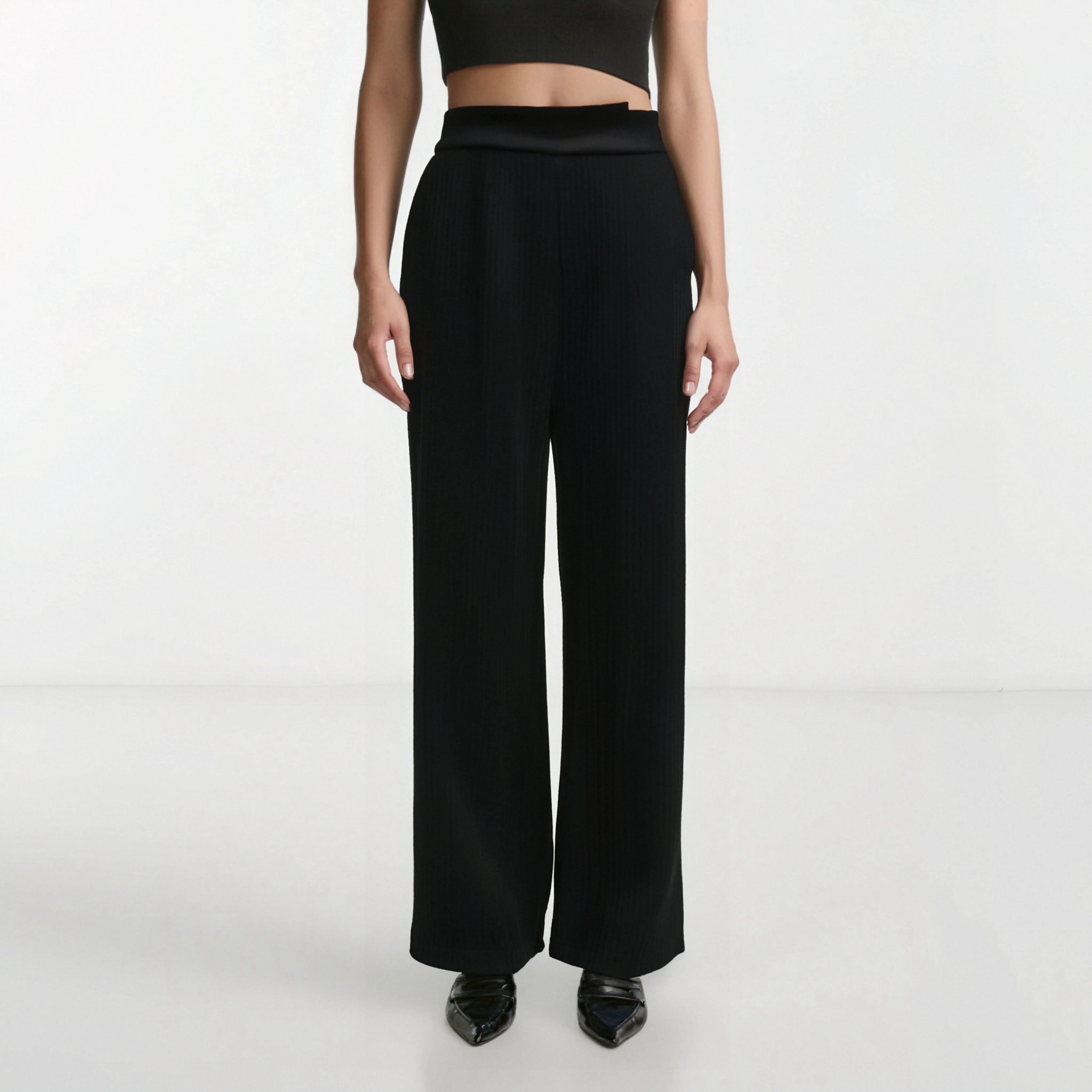 Advanced Fast Delivery Women Pants Suit Formal Pants Classic Pants for Girls Girls Black
