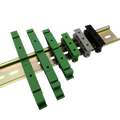 Miniature PCB Snaps Bracket with DIN 35 Rail Adapter Circuit Board Replacement Bracket for Railway Buckles
