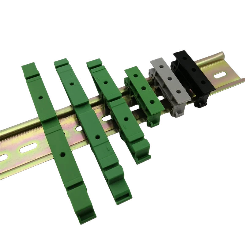 Miniature PCB Snaps Bracket with DIN 35 Rail Adapter Circuit Board Replacement Bracket for Railway Buckles