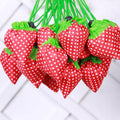 New Custom Recyclable Moisture Proof Portable 190T Strawberry Shopping Bag for Promotional Gifts