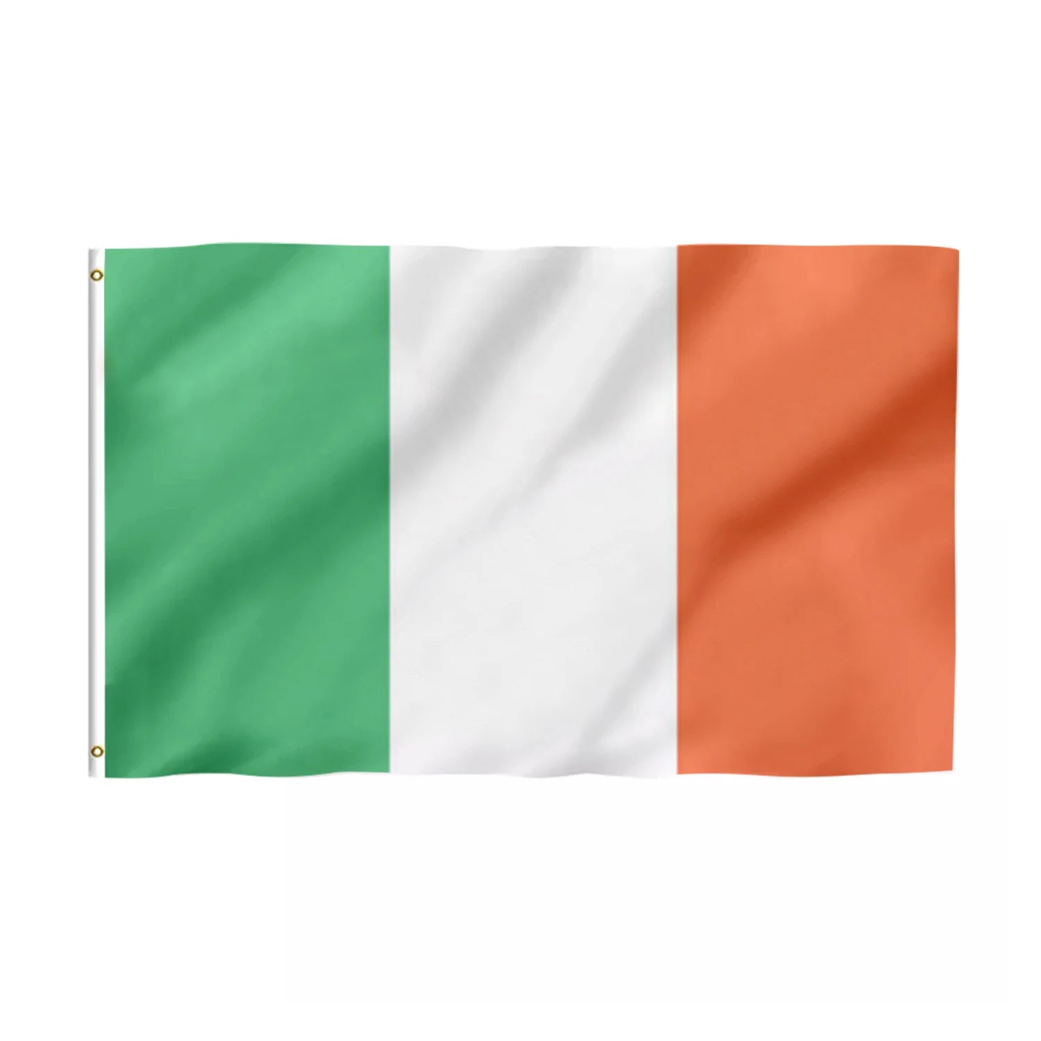 Promotional Product Banderas De Aluminio Astas Double Side 100%Polyester  Outdoor Decoration Custom Ireland Irish Eire Flag